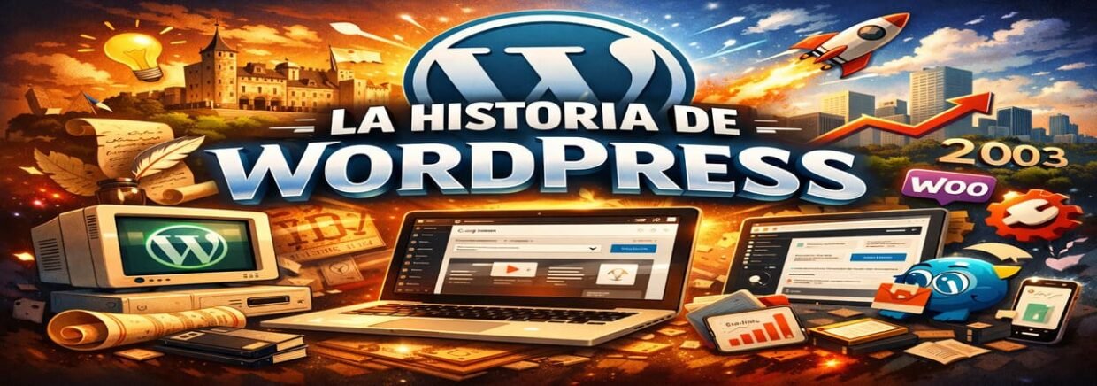 La historia de wordpress