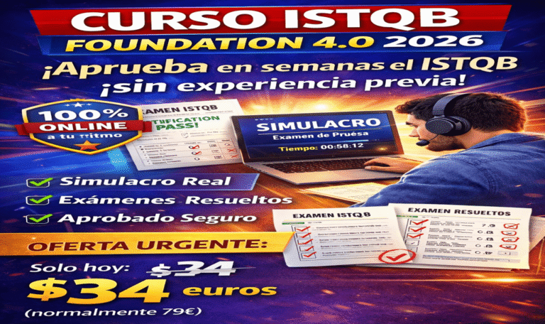 🏆Curso de ISTQB Foundation Level 4.0 – Versión 2026