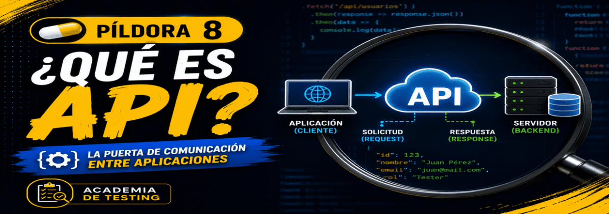 Píldora de testing 8 Qué es API