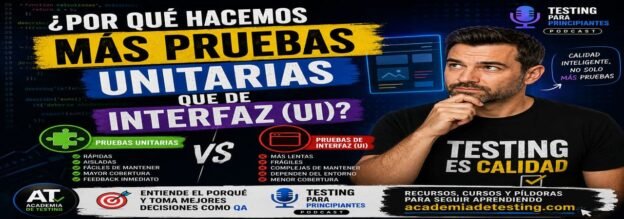 ¿Por qué hacemos MÁS Pruebas Unitarias que de Interfaz (UI)